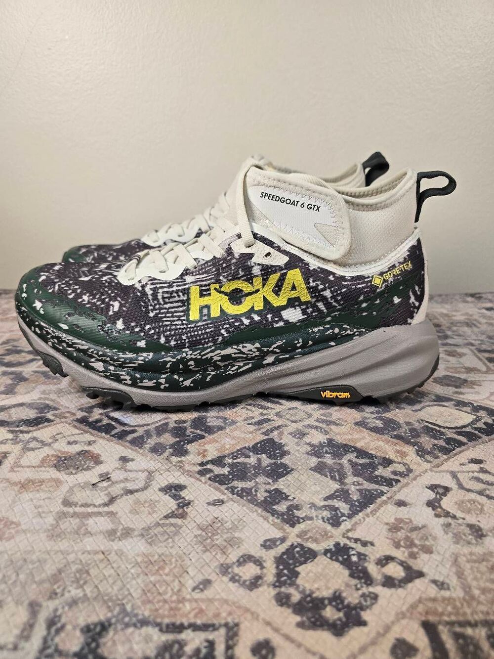 Hoka One One Speedgoat 6 Mid GTX Camo Men's Trail Shoes Size 9
